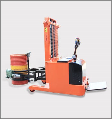 平衡重式全電動油桶搬運車