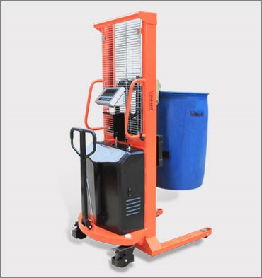 半電動(dòng)油桶堆高車(chē)