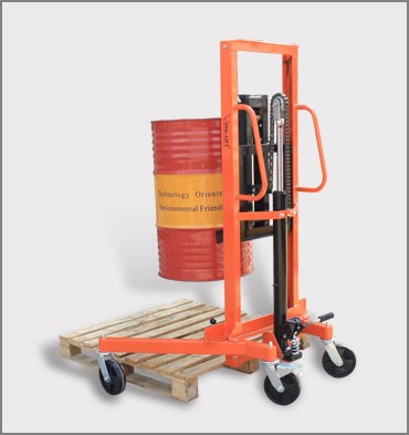 液壓油桶堆高車