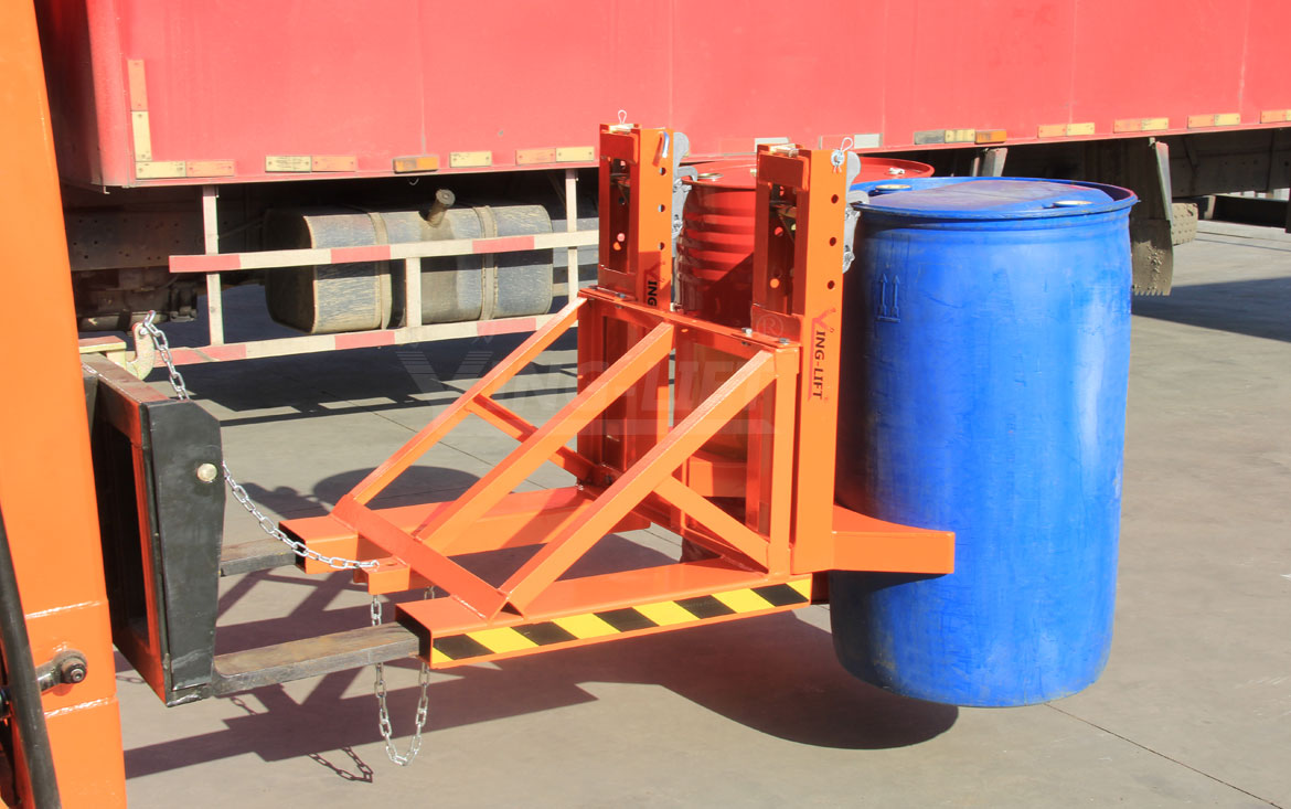 單鷹嘴雙桶油桶夾具