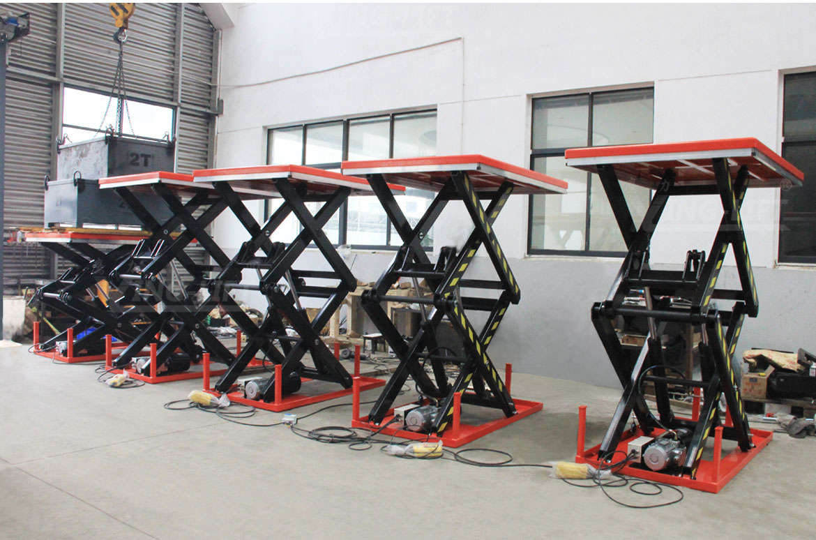 雙剪固定液壓升降平臺