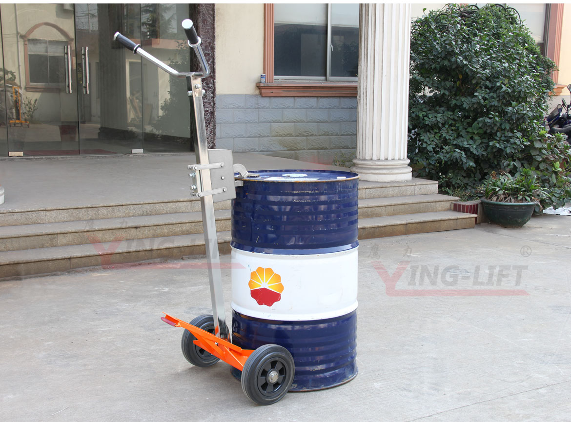 咬嘴油桶搬運車