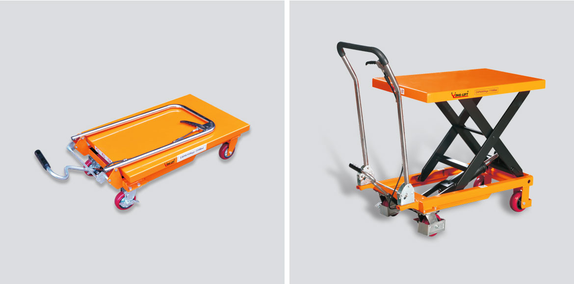 單剪手動(dòng)液壓平臺(tái)車