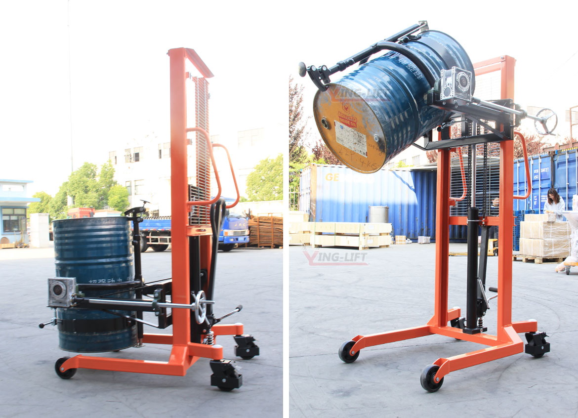 多功能油桶翻轉(zhuǎn)車