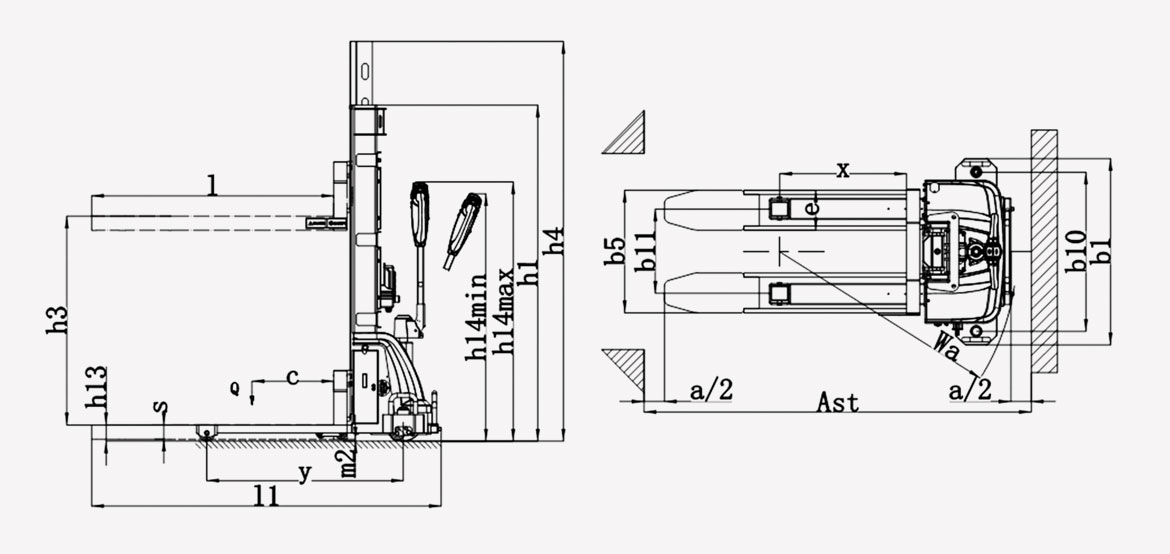 全電動自提升堆垛機